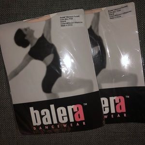 balera adult dance tights style T99 pink. Sized M